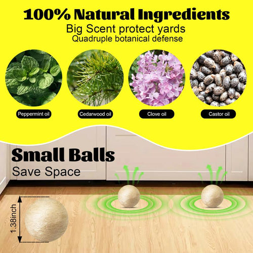 Mouse & Rat Repellent Balls | BUY 1 GET 1 FREE!